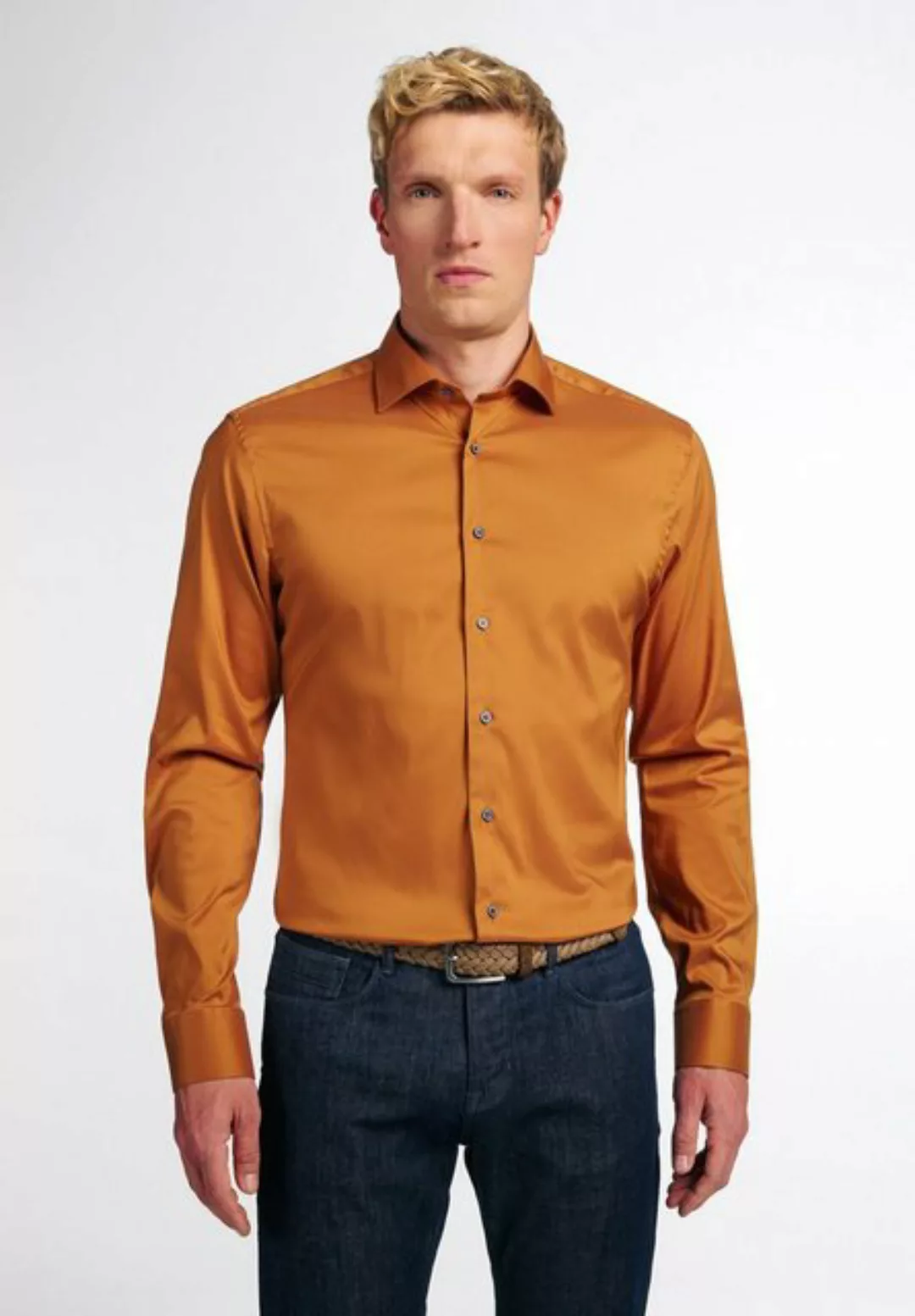 Eterna Langarmhemd SLIM FIT EASY IRON (bügelleicht) günstig online kaufen