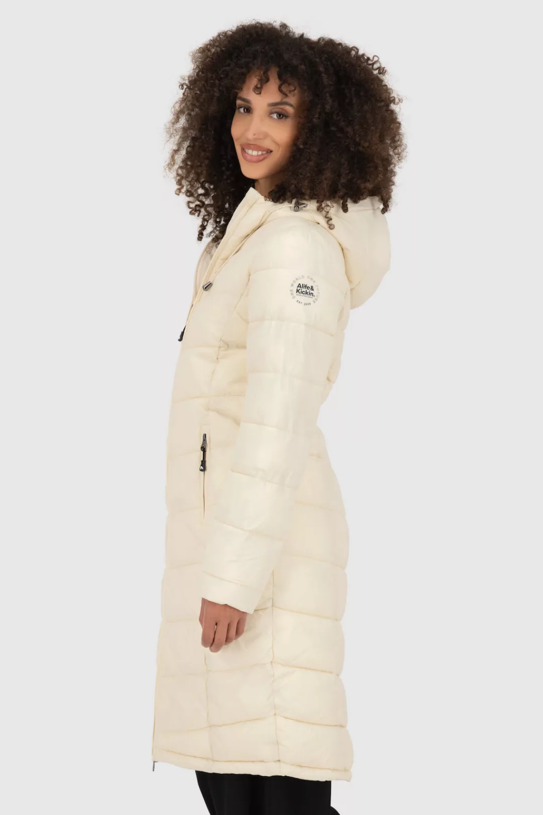 Alife & Kickin Winterjacke "FrancesAK A Puffer Coat Short Damen" günstig online kaufen