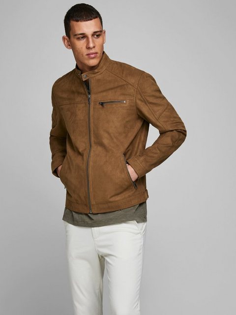 Jack & Jones Bikerjacke "ROCKY JACKET", ohne Kapuze günstig online kaufen