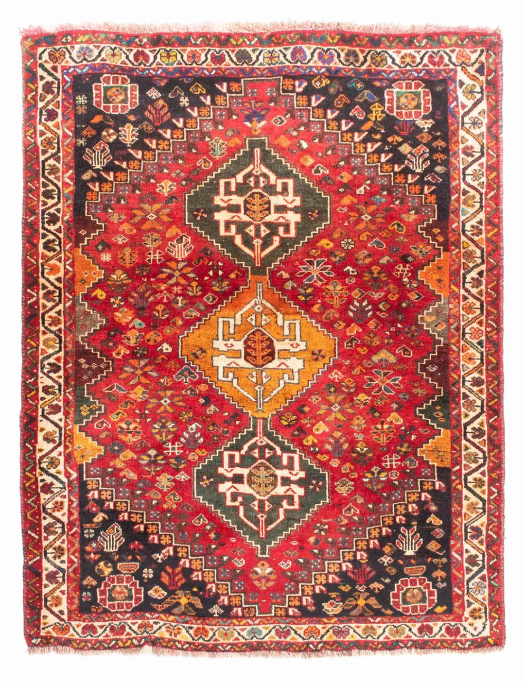 morgenland Orientteppich »Perser - Nomadic - 160 x 120 cm - dunkelrot«, rec günstig online kaufen