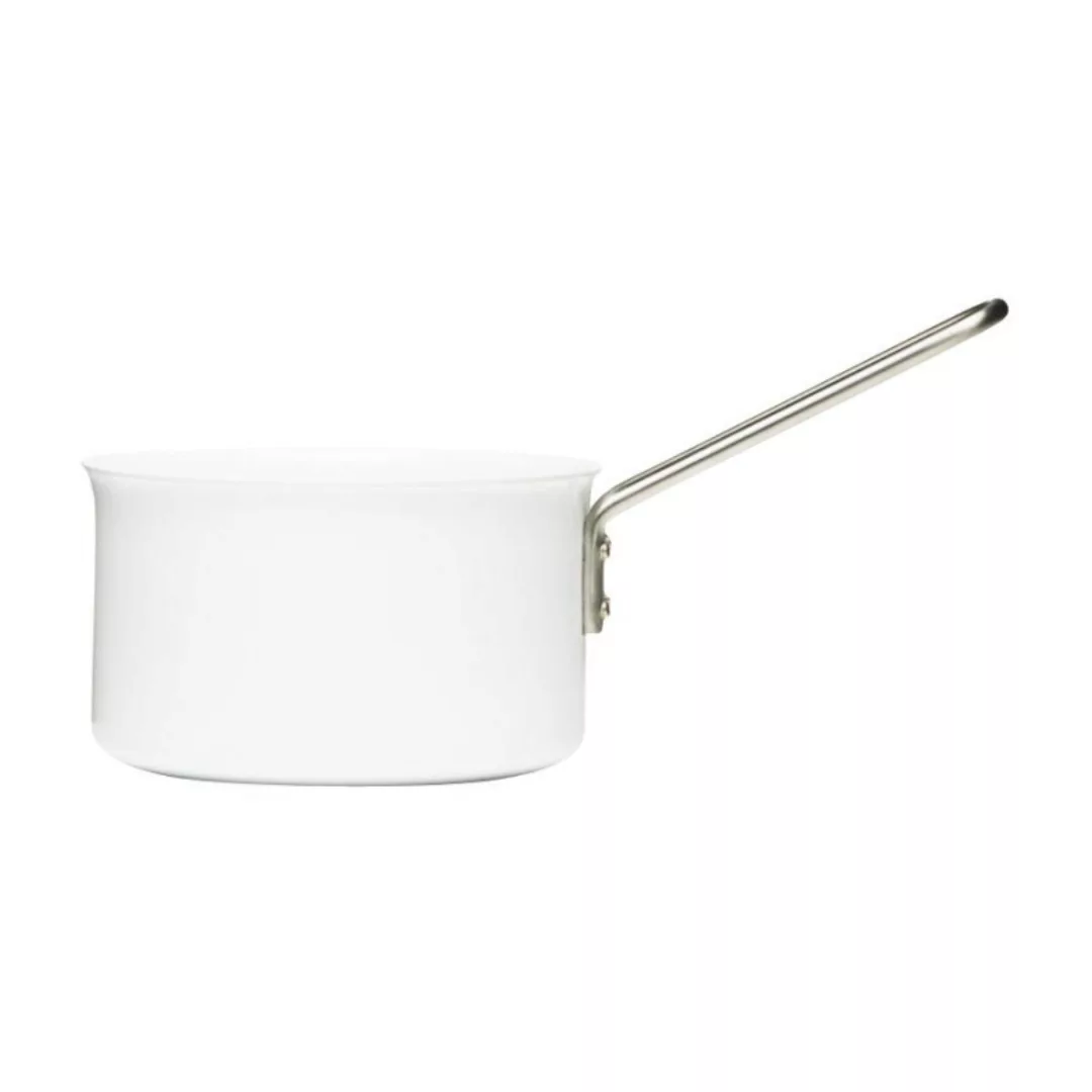 Eva Solo - White Line Stielkasserolle - weiß/Keramikbeschichtung/Ø 16cm/1,8 günstig online kaufen