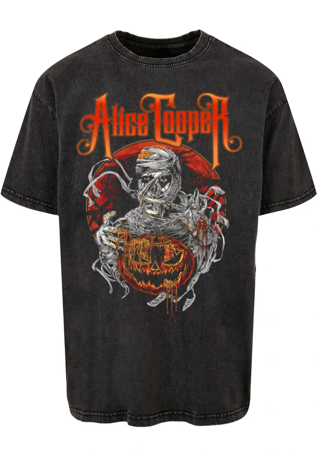 Merchcode T-Shirt "Merchcode Herren Alice Cooper - Insane Mummy Washed Over günstig online kaufen