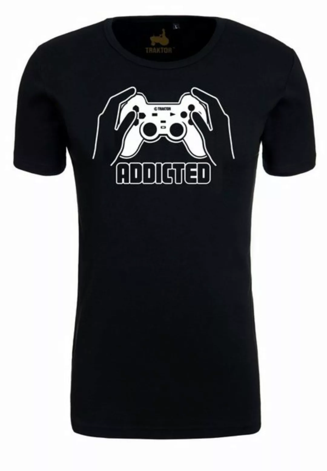 LOGOSHIRT T-Shirt Addicted mit trendigem Gaming-Print günstig online kaufen