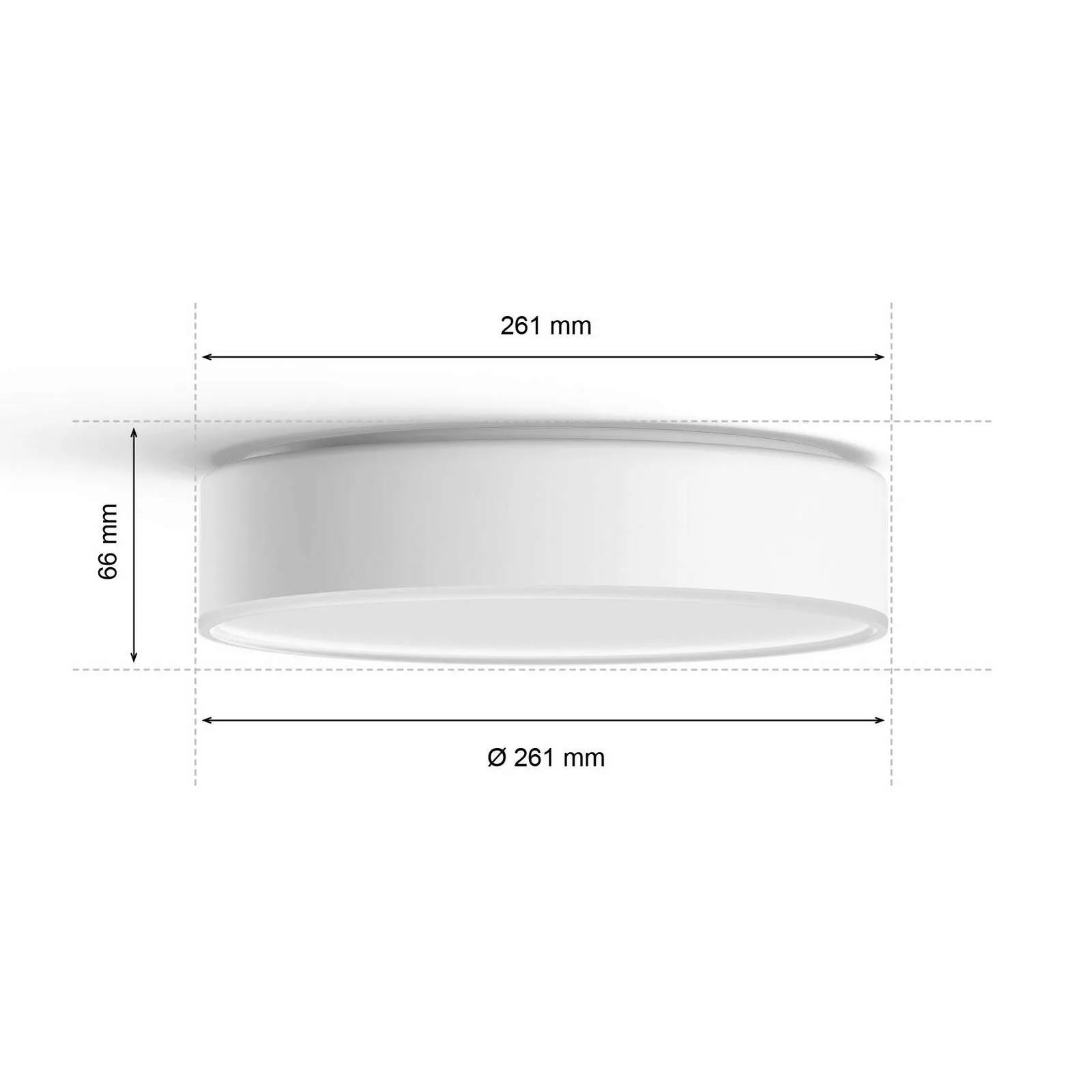 Philips Hue Enrave LED-Deckenleuchte 26,1cm weiß günstig online kaufen