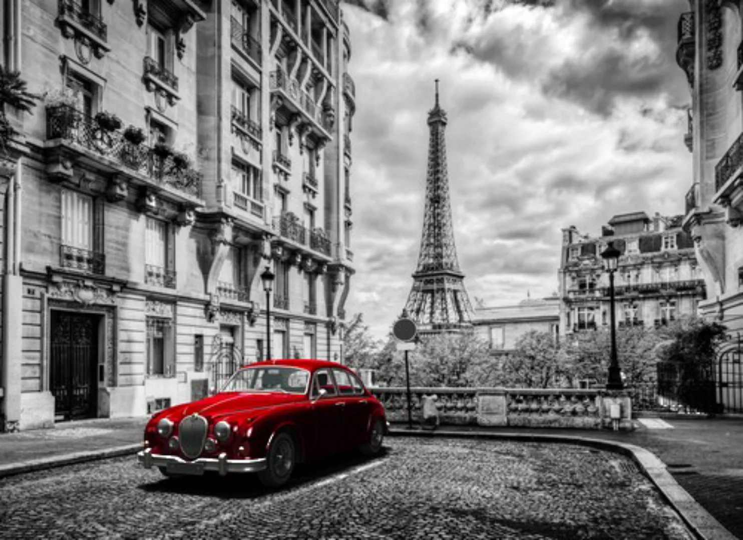 Papermoon Fototapete »Paris Eiffel Tower« günstig online kaufen