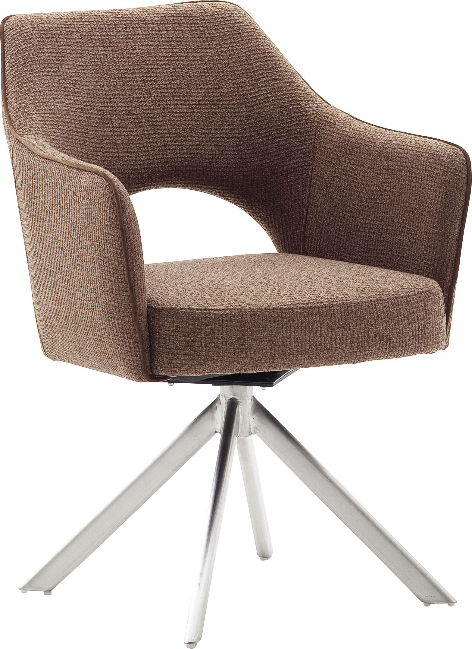 MCA furniture 4-Fußstuhl »Tonala«, (Set), 2 St., Velourstoff grob, mit Nive günstig online kaufen