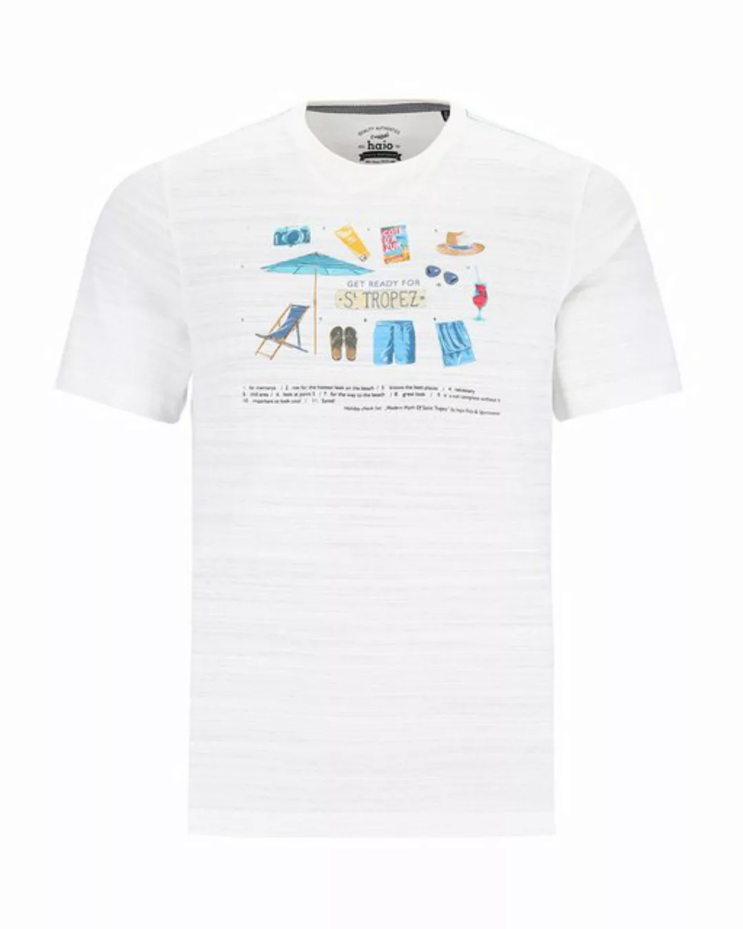 Hajo T-Shirt Rundhals-T-Shirt in Flammengarn günstig online kaufen