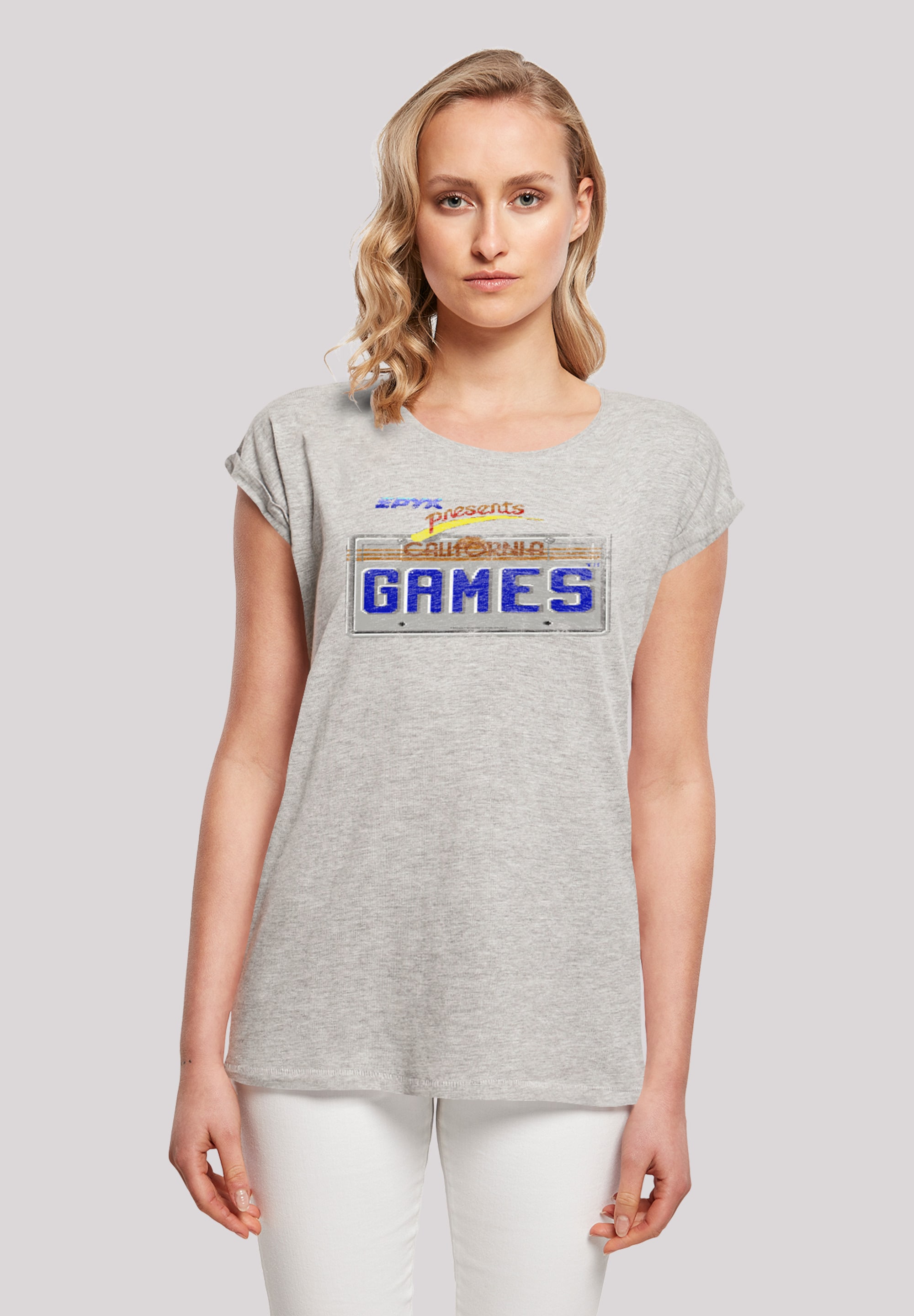 F4NT4STIC T-Shirt "Retro Gaming California Games Plate", Print günstig online kaufen