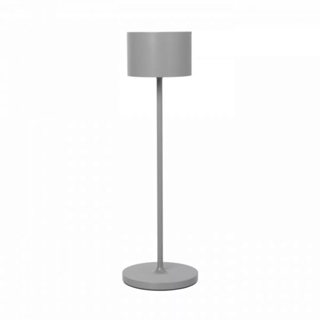 blomus Tischleuchte FAROL kabellos dimmbar LED Akku Outdoor Warm Grey anthr günstig online kaufen