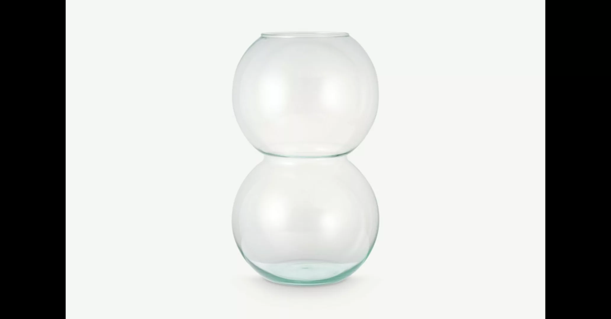 Urban Nature Culture Bulb Vase, recyceltes Glas in Klar - MADE.com günstig online kaufen