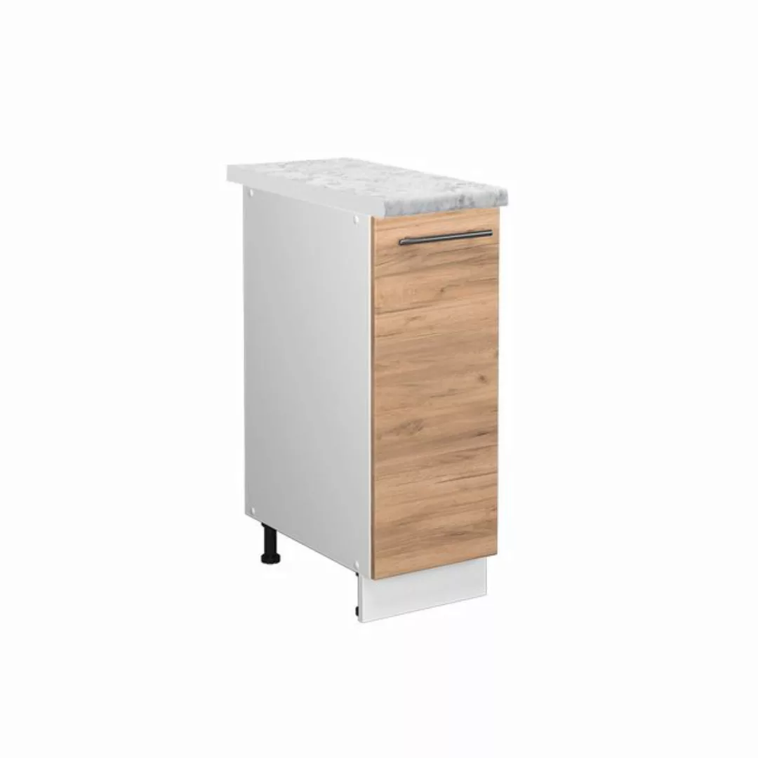 Vicco Apothekerschrank Fame-Line, Goldkraft Eiche/Weiß, 30 cm, AP Eiche günstig online kaufen