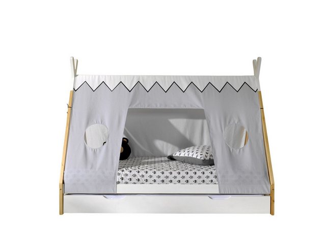 58 aufm Kessel Kinderbett Zeltbett Karyn 206x98x158 Kinderbett Bodenbett Ma günstig online kaufen