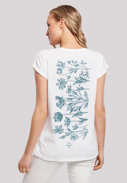 F4NT4STIC T-Shirt "Blumenmuster Blau", Print günstig online kaufen