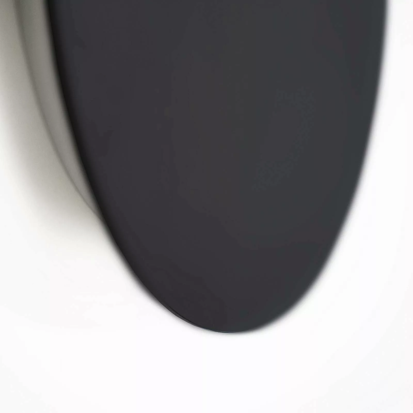 Escale Blade LED-Wandleuchte schwarz matt Ø 34 cm günstig online kaufen
