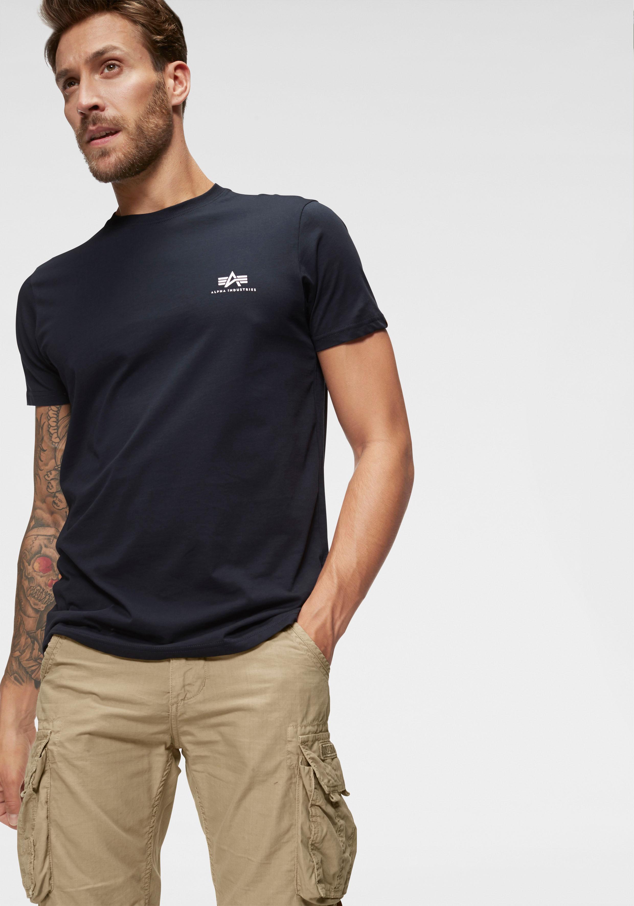 Alpha Industries Rundhalsshirt BASIC T SMALL LOGO günstig online kaufen