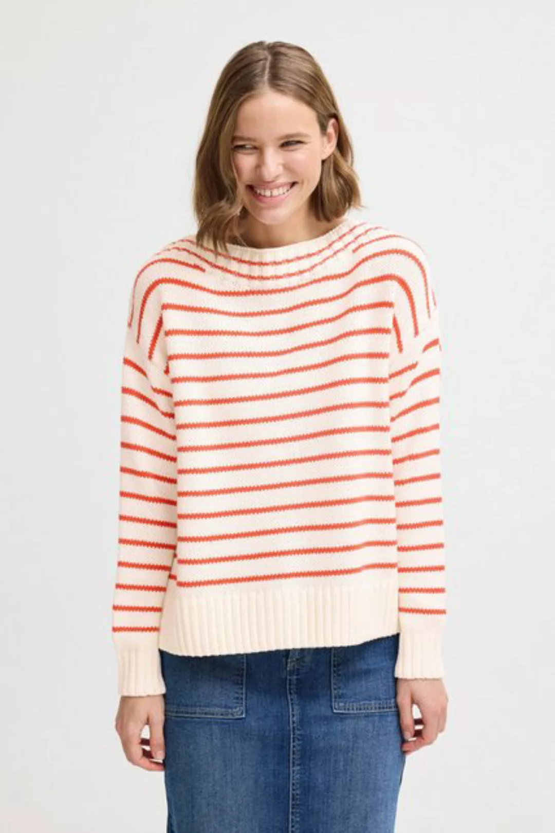 b.young Strickpullover "Strickpullover BYNAGLA STRIPED JUMPER -" günstig online kaufen