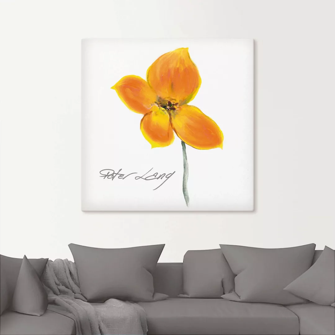 Artland Wandbild "Blume weiß VI", Blumen, (1 St.), als Leinwandbild, Poster günstig online kaufen