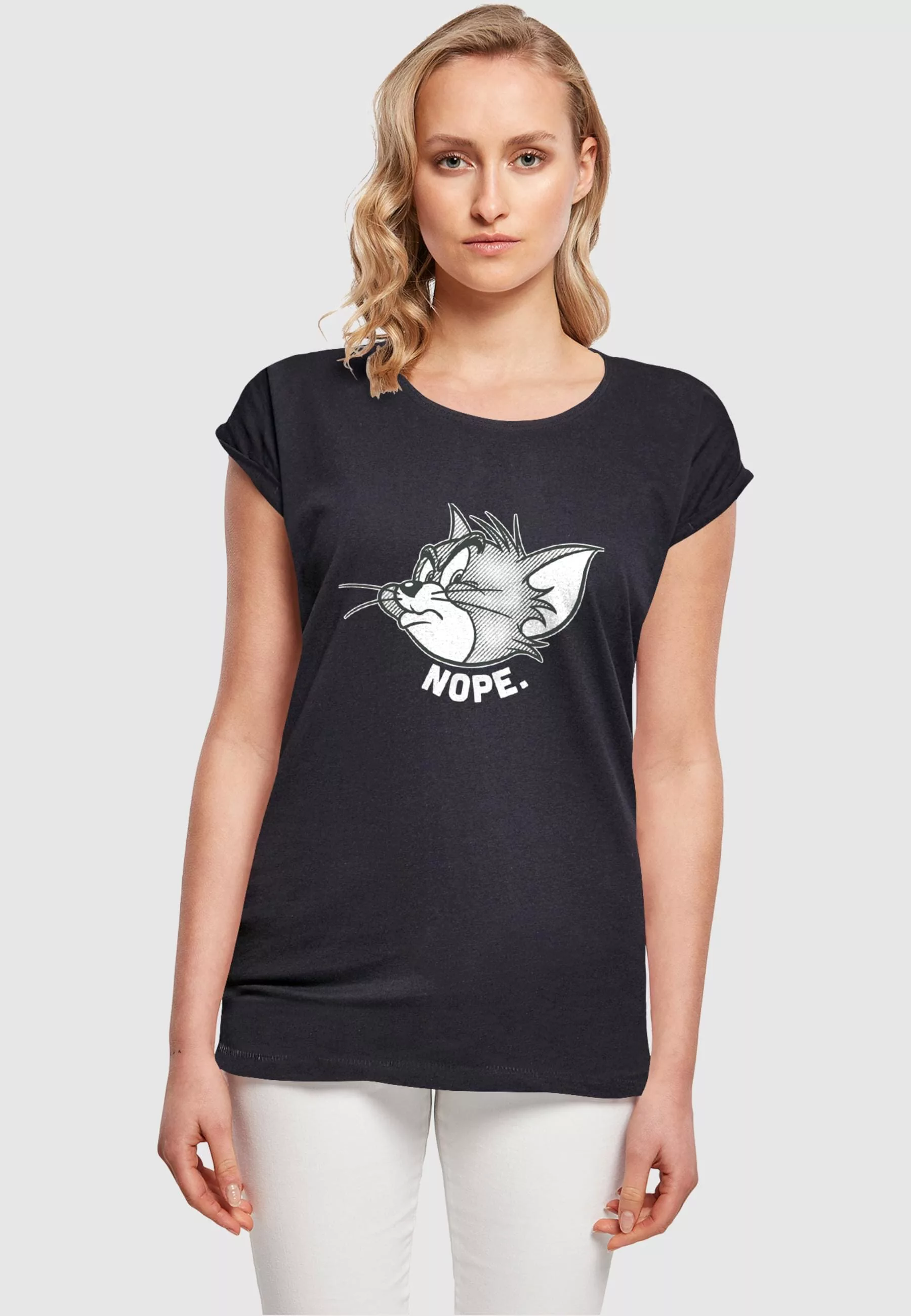 ABSOLUTE CULT T-Shirt "ABSOLUTE CULT Damen Ladies Tom and Jerry - Nope T-Sh günstig online kaufen