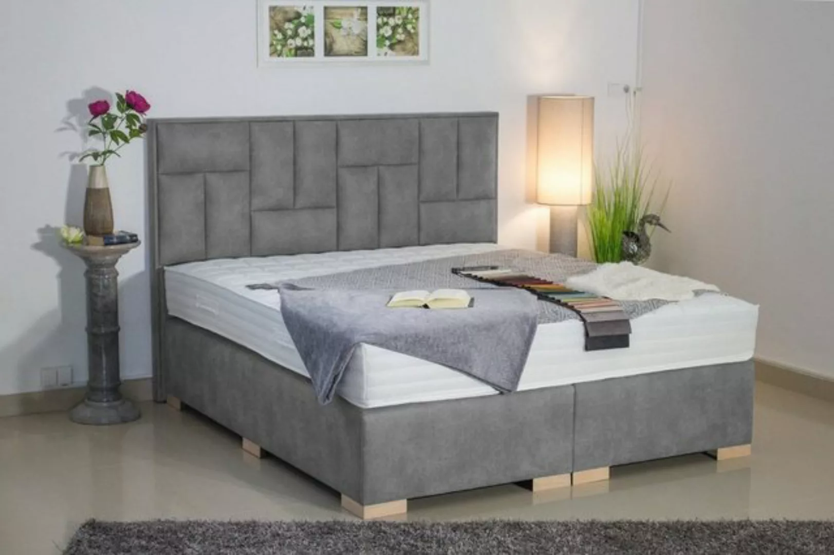 PAARA Boxspringbett Nevada« ohne Bettkasten mit alles mit Holz, mit einziga günstig online kaufen