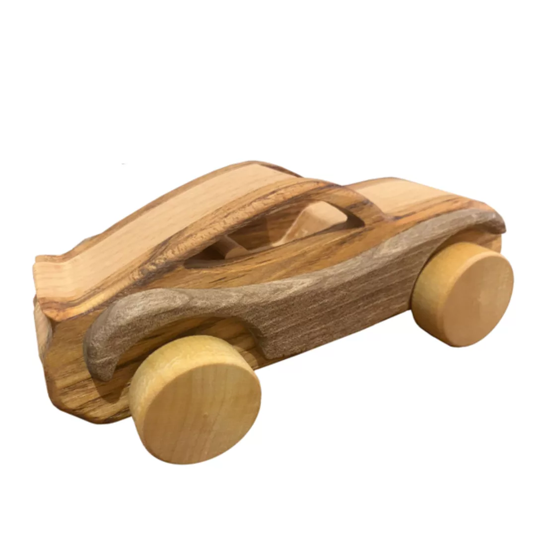 Spielzeug Auto Rennwagen Flitzer Holz 14x7x6 Cm günstig online kaufen