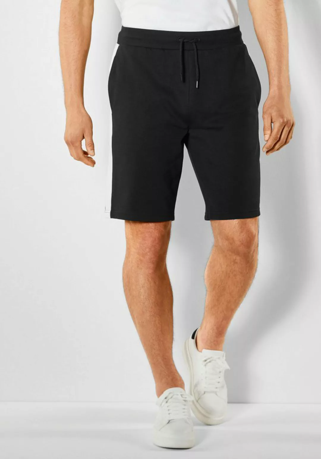 H.I.S Sweatshorts, seitlicher Streifen mit Logodruck günstig online kaufen