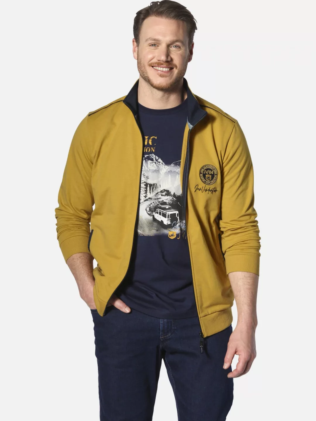 Jan Vanderstorm Sweatjacke "Sweatjacke ANDTARSEN" günstig online kaufen