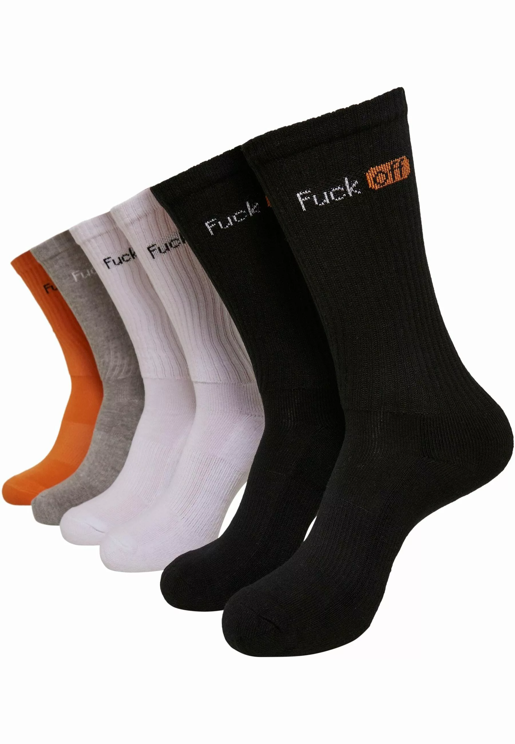 MisterTee Strümpfe "MisterTee Unisex Fuck Off Socks 6-Pack", (1 Paar) günstig online kaufen