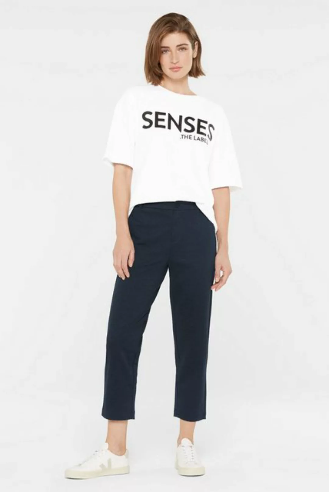 SENSES.THE LABEL Chinohose mit verkürztem Bein günstig online kaufen