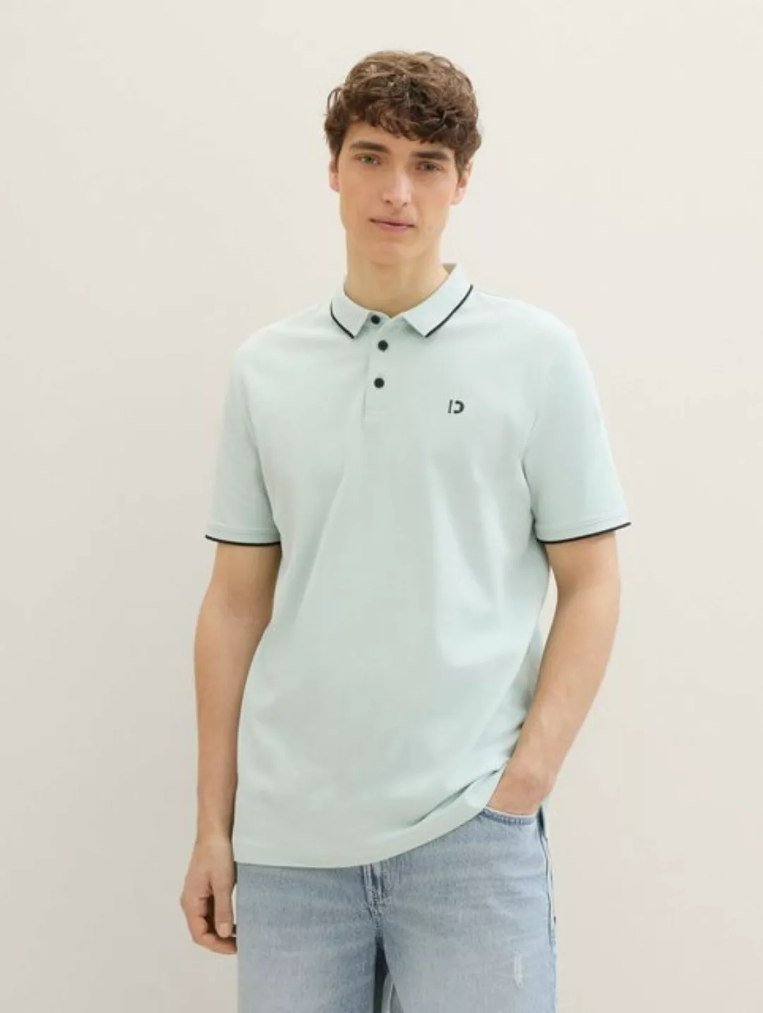 TOM TAILOR Poloshirt Poloshirt Kurzarmshirt (1-tlg) günstig online kaufen