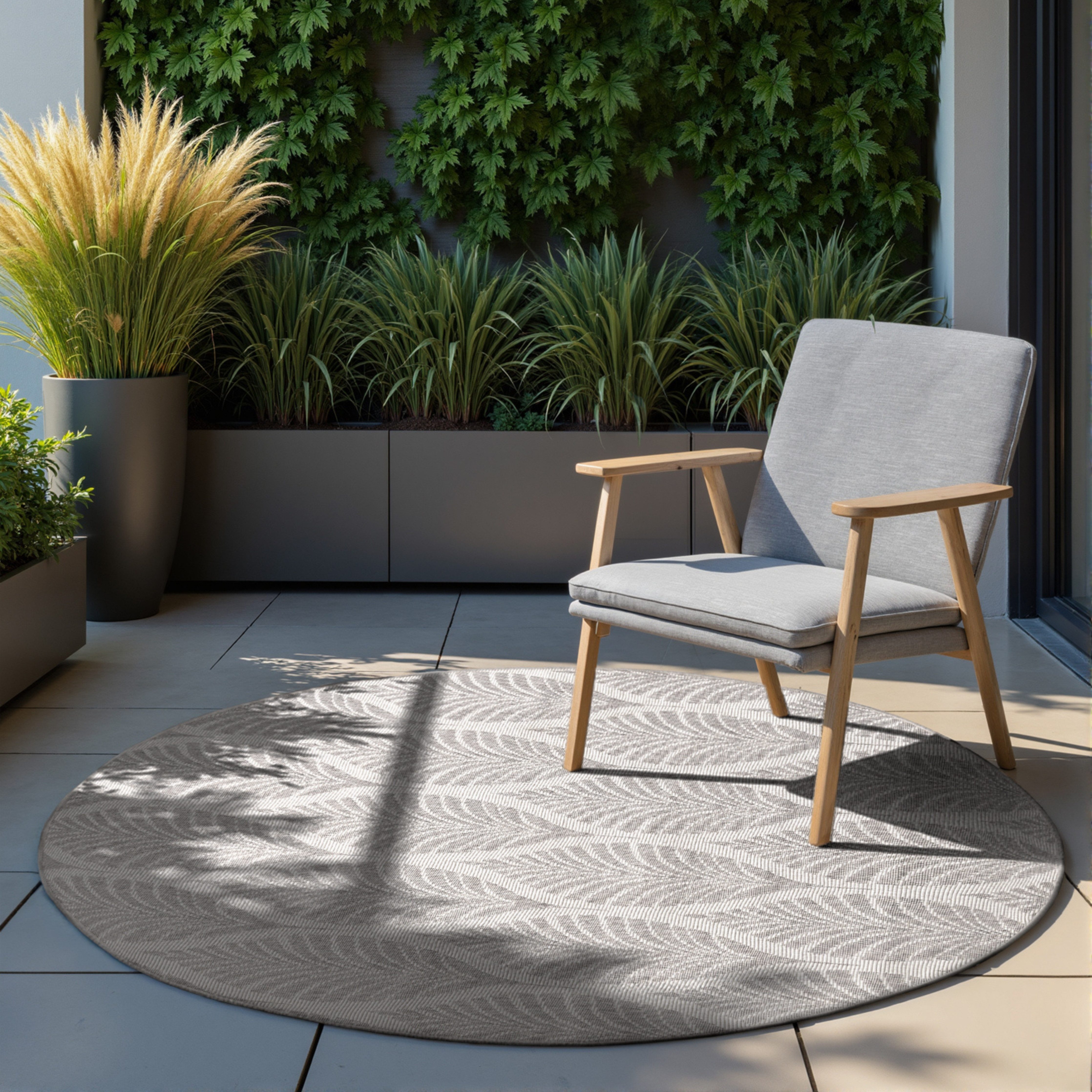 HANSE Home Outdoorteppich »Liora Wendeteppich«, rund, 5 mm Höhe, In und Out günstig online kaufen