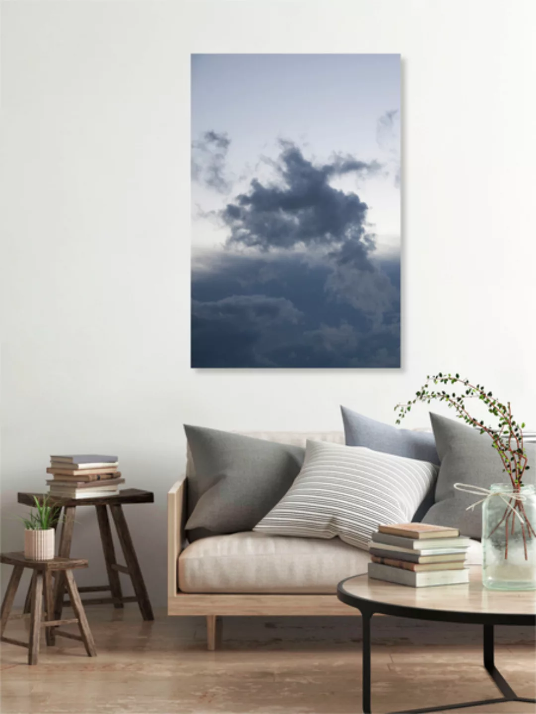 Poster / Leinwandbild - Above The Clouds günstig online kaufen