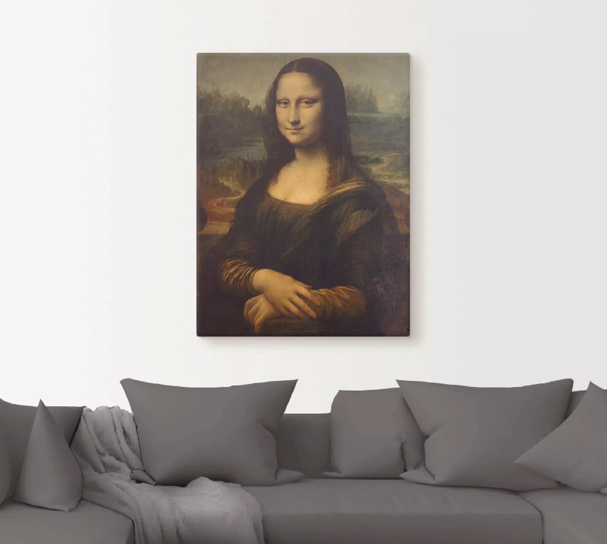 Artland Wandbild "Mona Lisa. Um 1503", Porträts, (1 St.), als Leinwandbild, günstig online kaufen