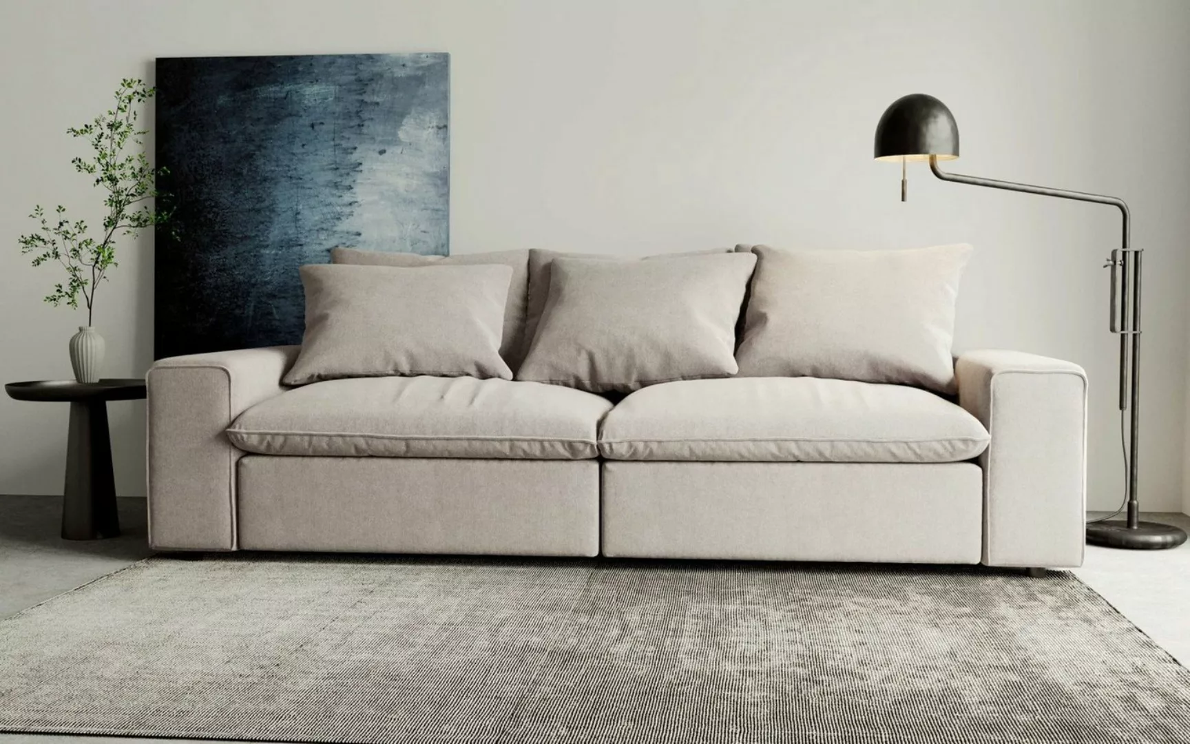 andas 3-Sitzer "Venslev", Lounge-Sofa, mit extra tiefer Sitzfläche und lose günstig online kaufen