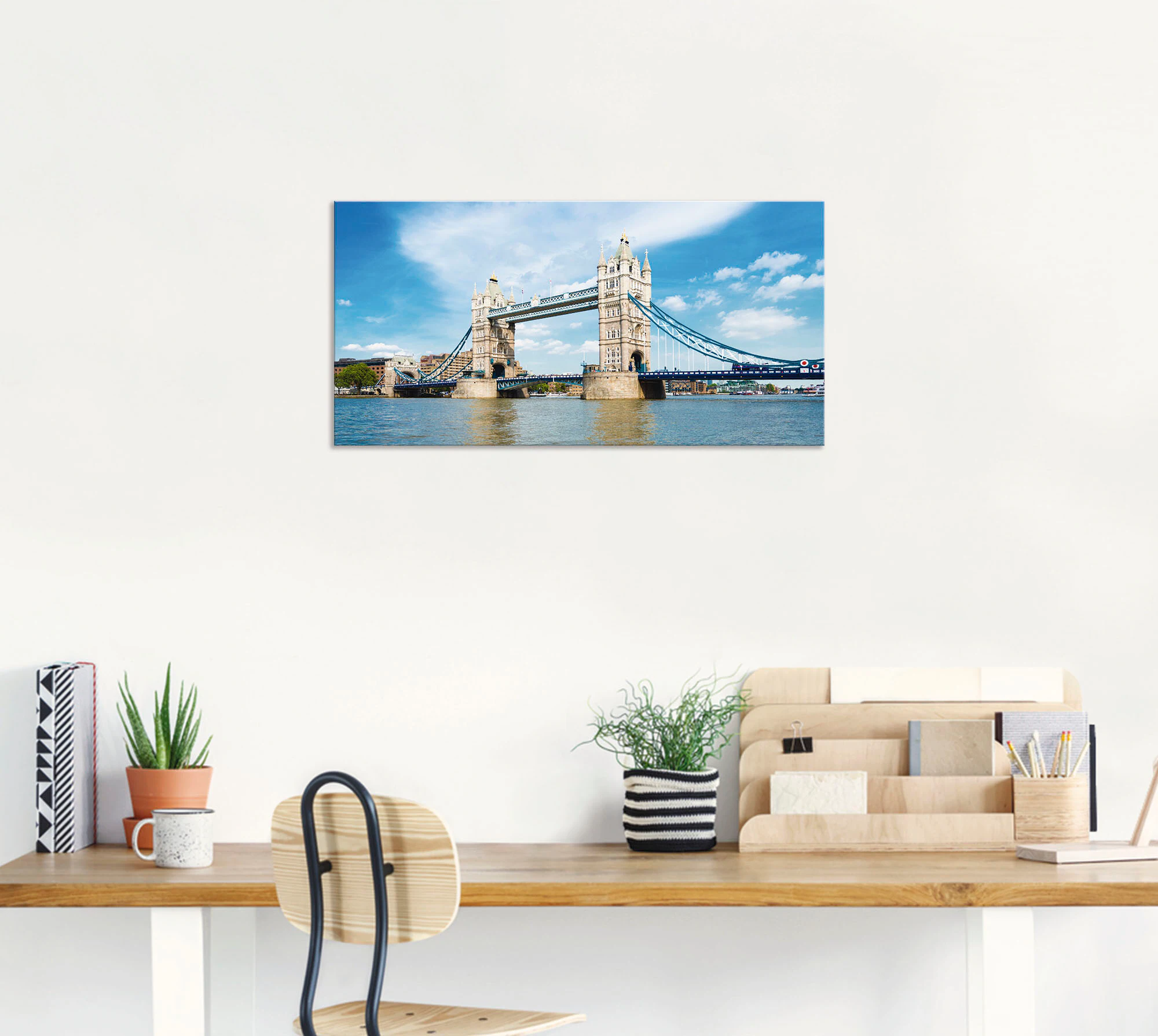 Artland Wandbild "London Tower Bridge", Brücken, (1 St.), als Alubild, Outd günstig online kaufen