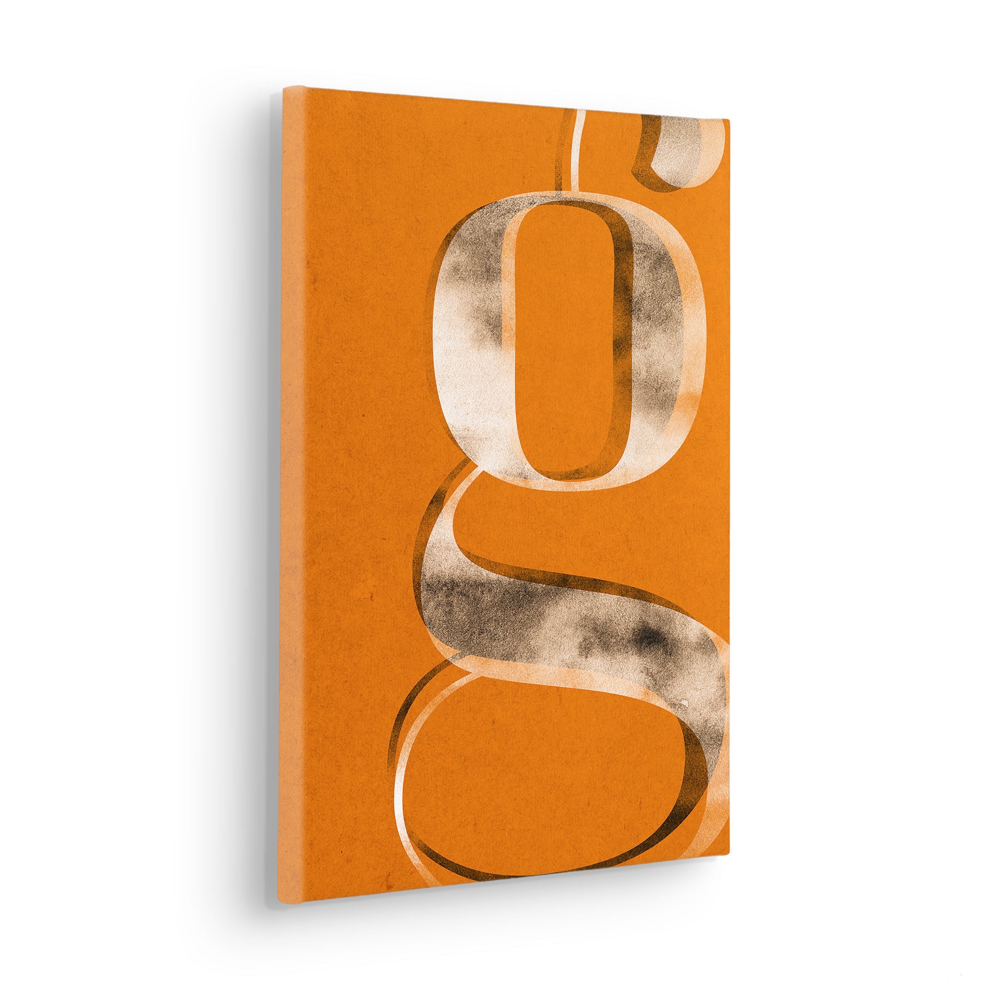Komar Leinwandbild "Typo G wie Gustav - Größe 30 x 40 cm", Natur, (1 St.), günstig online kaufen