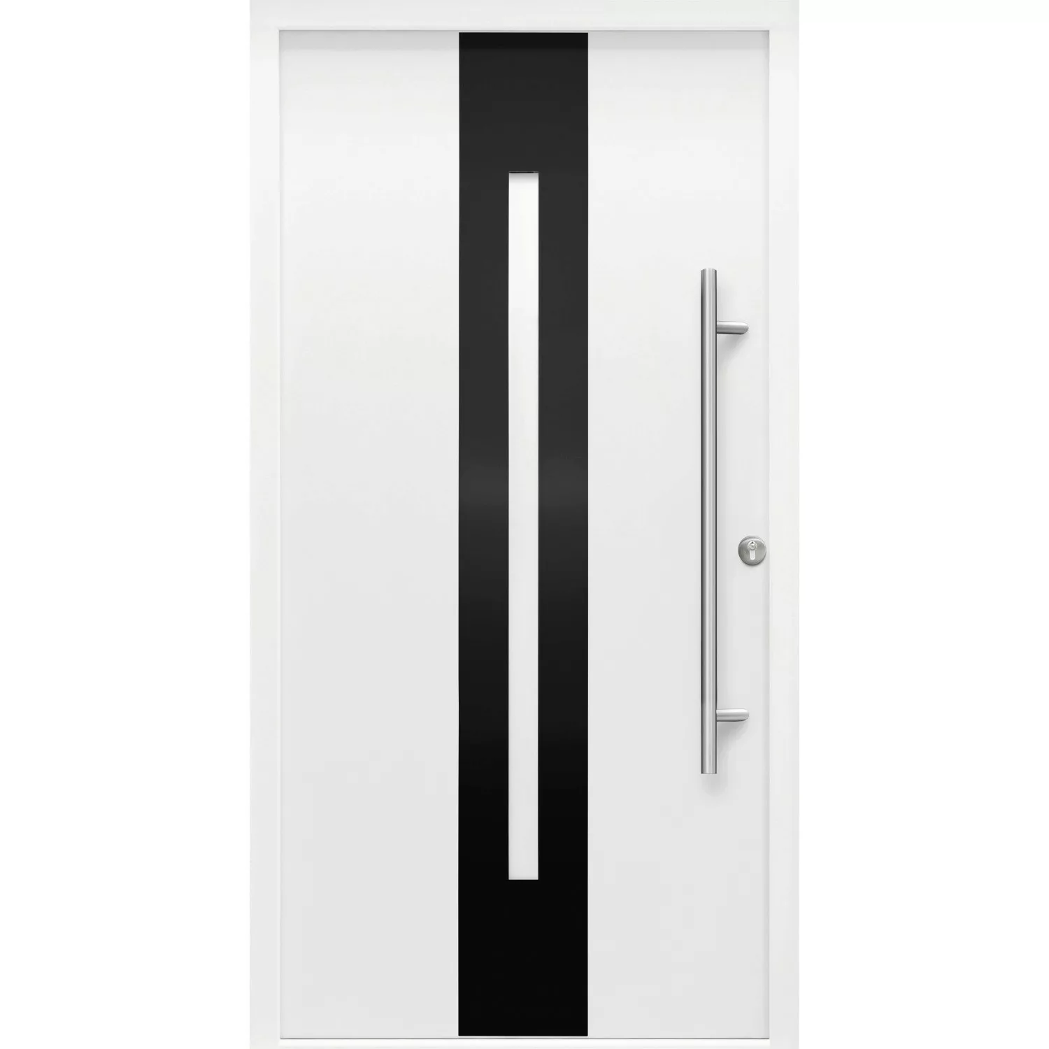 Splendoor Haustür ThermoSpace Prime Dublin Weiß 210 cm x 100 cm Anschlag R günstig online kaufen