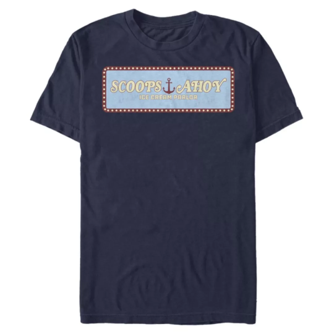 Netflix - Stranger Things - Logo Scoops Ahoy Panel - Männer T-Shirt günstig online kaufen