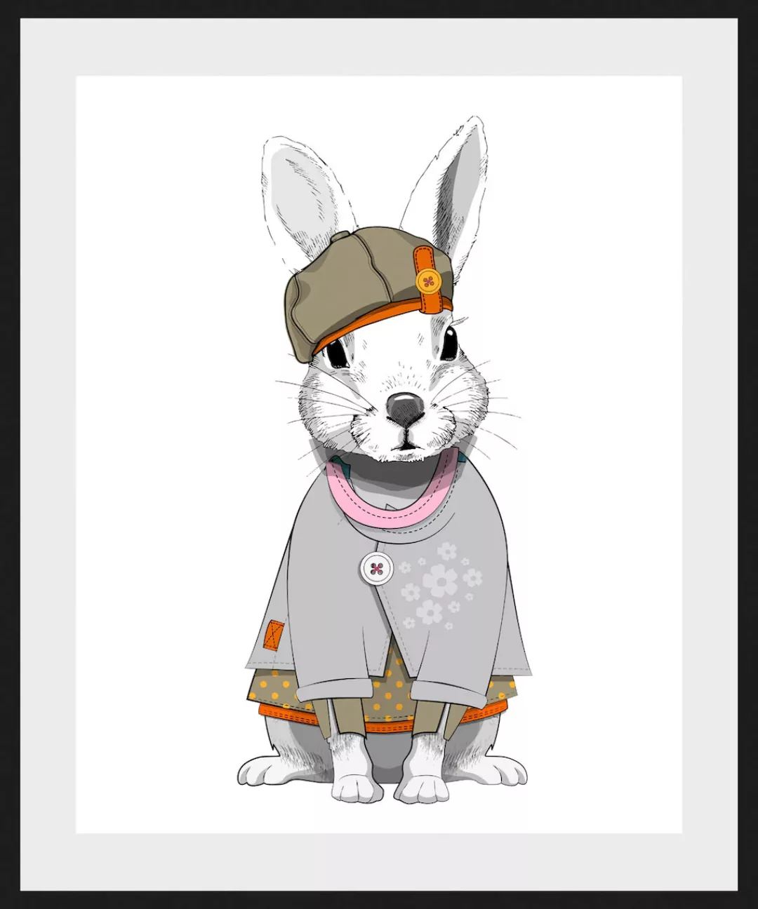 queence Bild "Leevi", Hase-Hasen-Kunst-Haustiere, (1 St.), HD Premium Poste günstig online kaufen