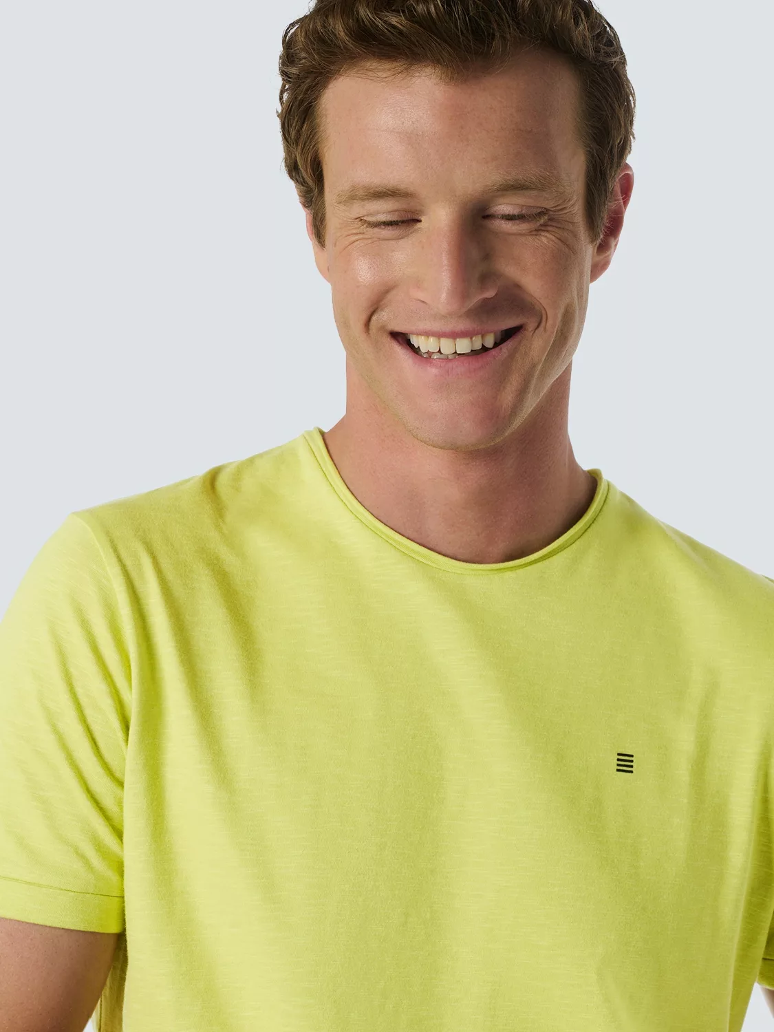 NO EXCESS T-Shirt - Basic T-shirt - Kurzarm Shirt einfarbig - T-Shirt Crewn günstig online kaufen