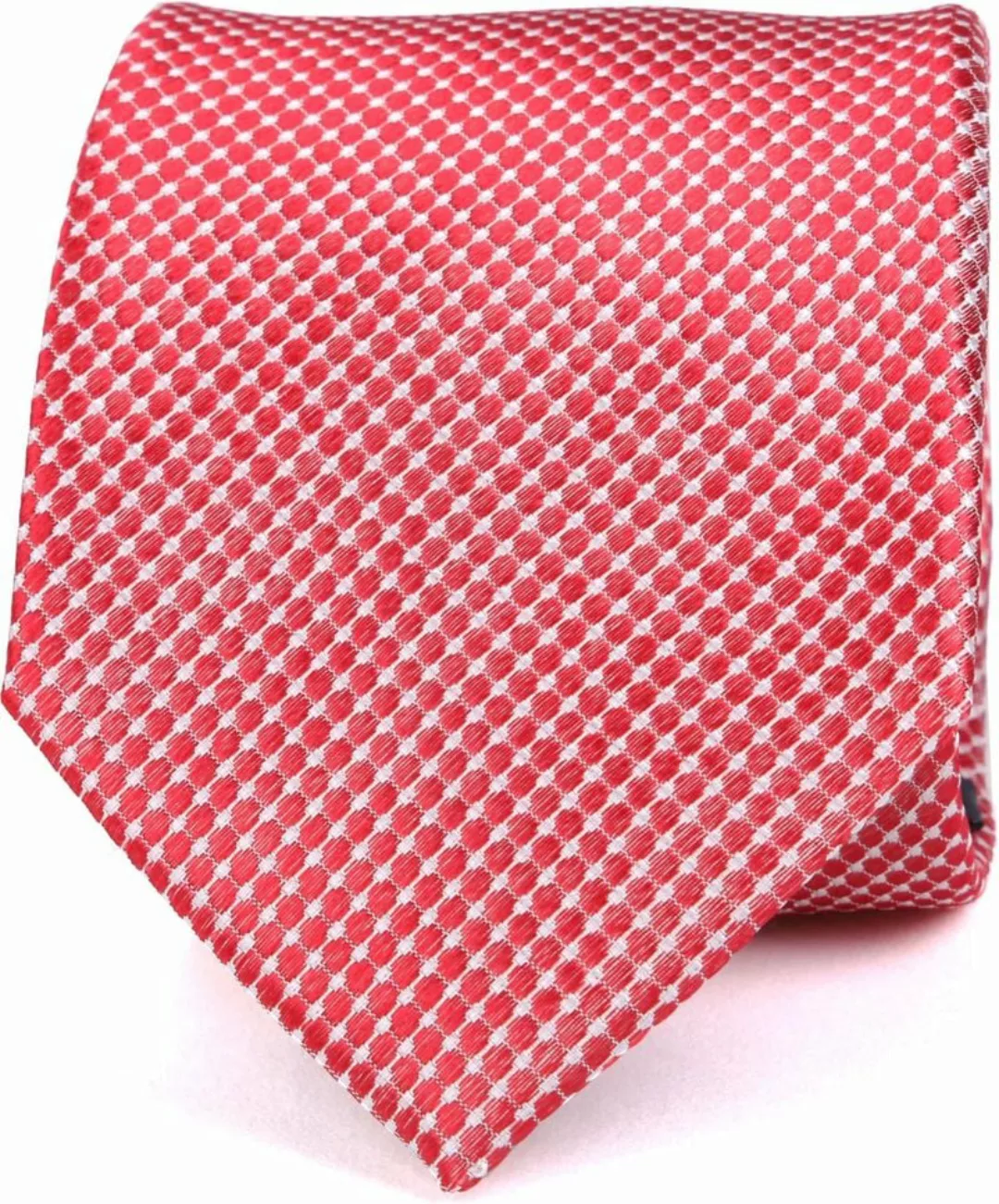 Krawatte Seide Rot Karo - günstig online kaufen