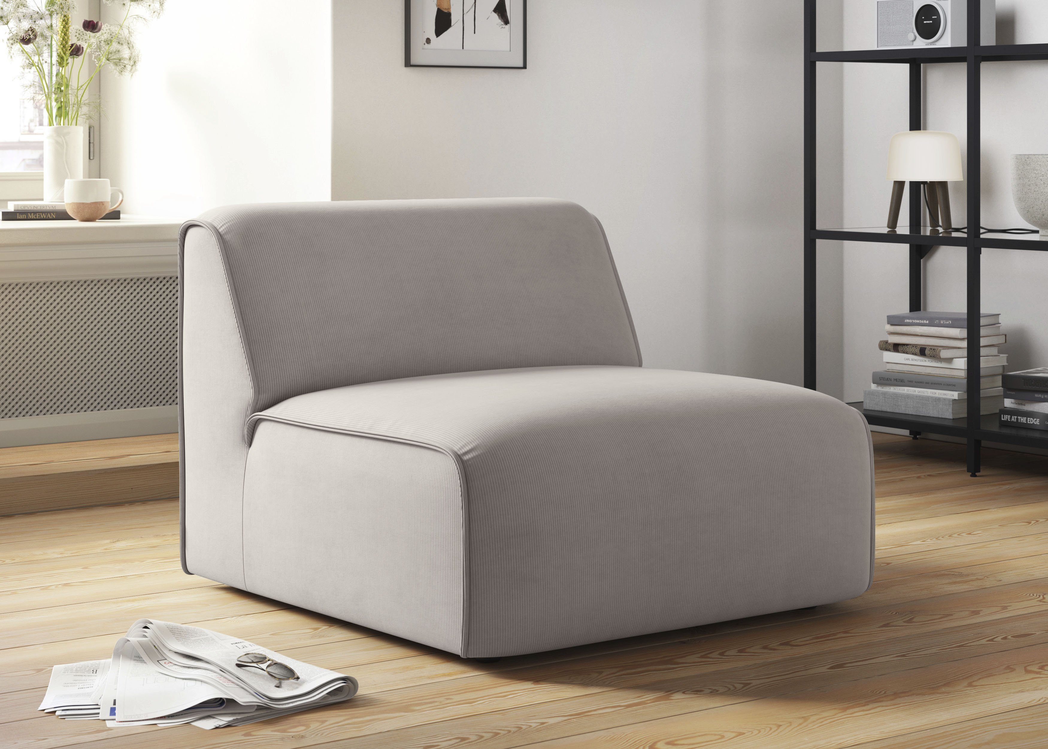 RAUM.ID Sessel "Merid Sofa-Mittelelement, Maße B/T/H: 84/97/46 cm", als Mod günstig online kaufen