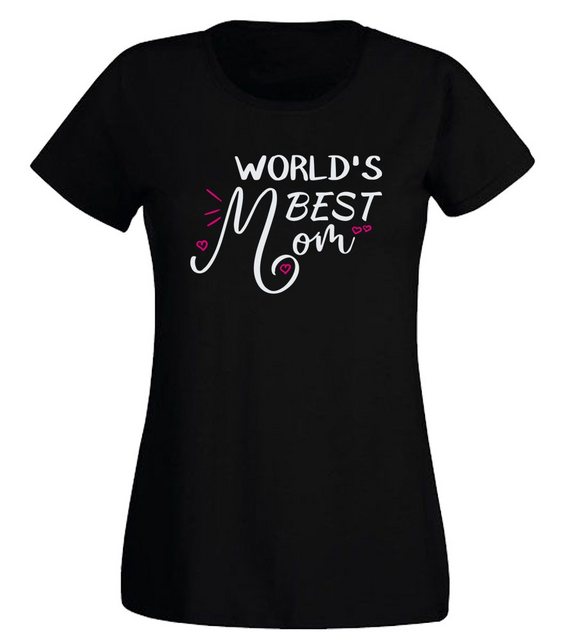 G-graphics T-Shirt Damen T-Shirt - World´s best Mom Slim-fit, mit Frontprin günstig online kaufen