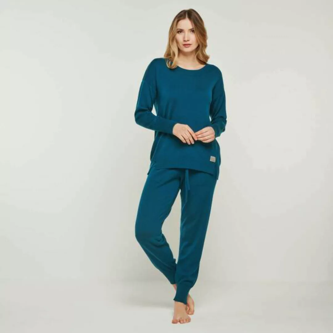 Merino Loungewear Set "Strickpullover Bella & Strickhose Bella" günstig online kaufen