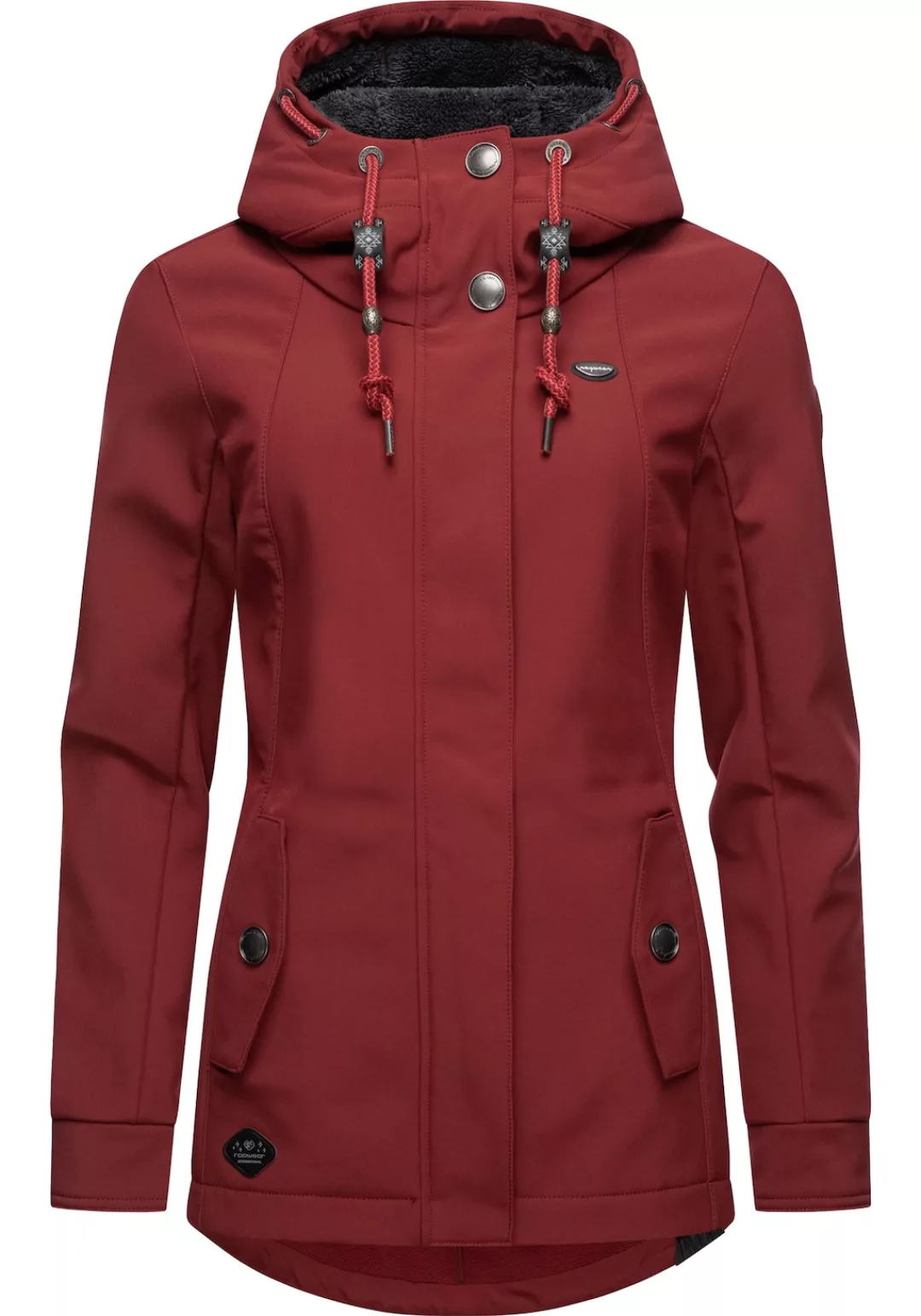 Ragwear Softshelljacke "Monadde Softshell", mit Kapuze, Praktische wasserab günstig online kaufen