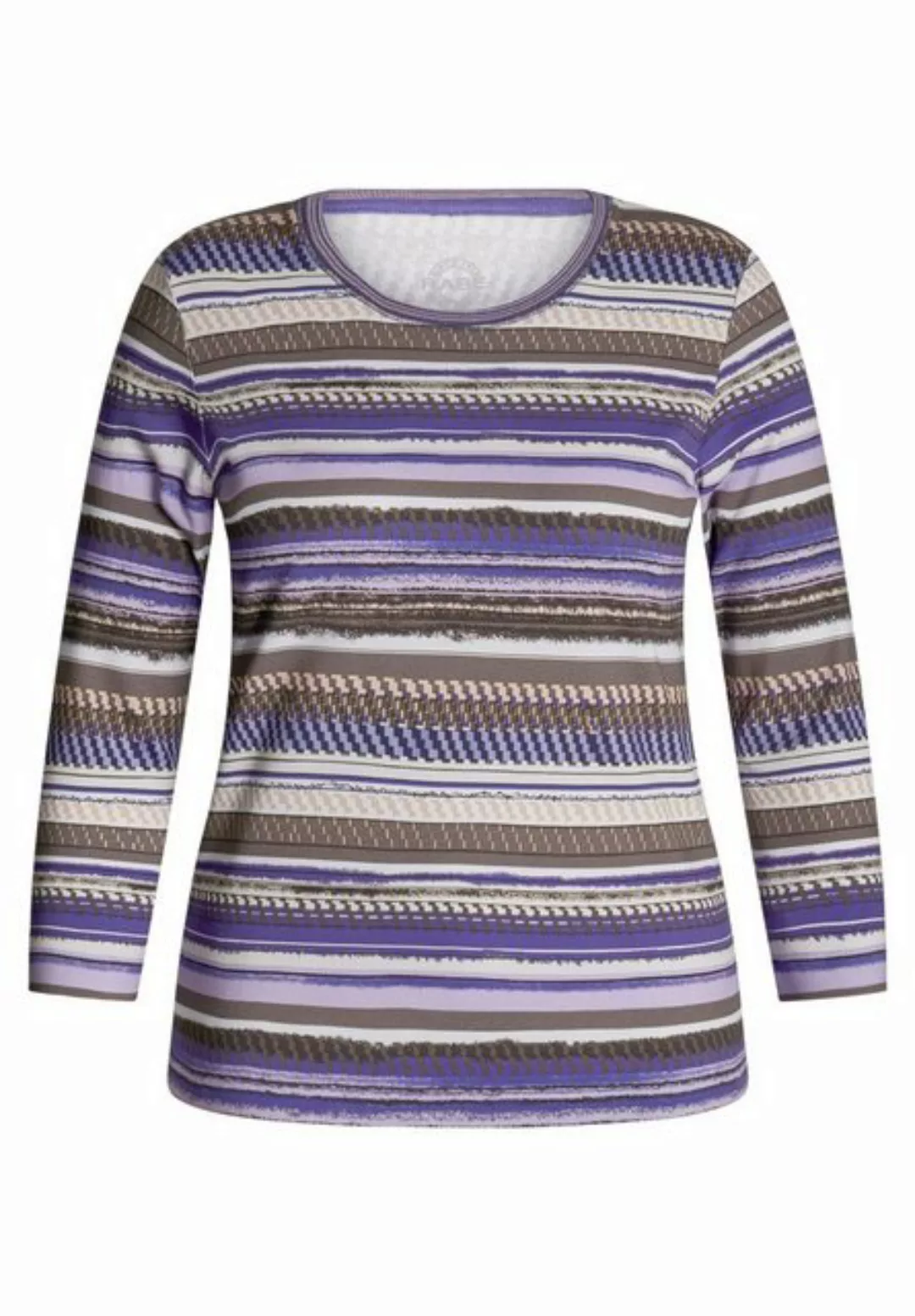 Rabe Rundhalsshirt violett (1-tlg) günstig online kaufen