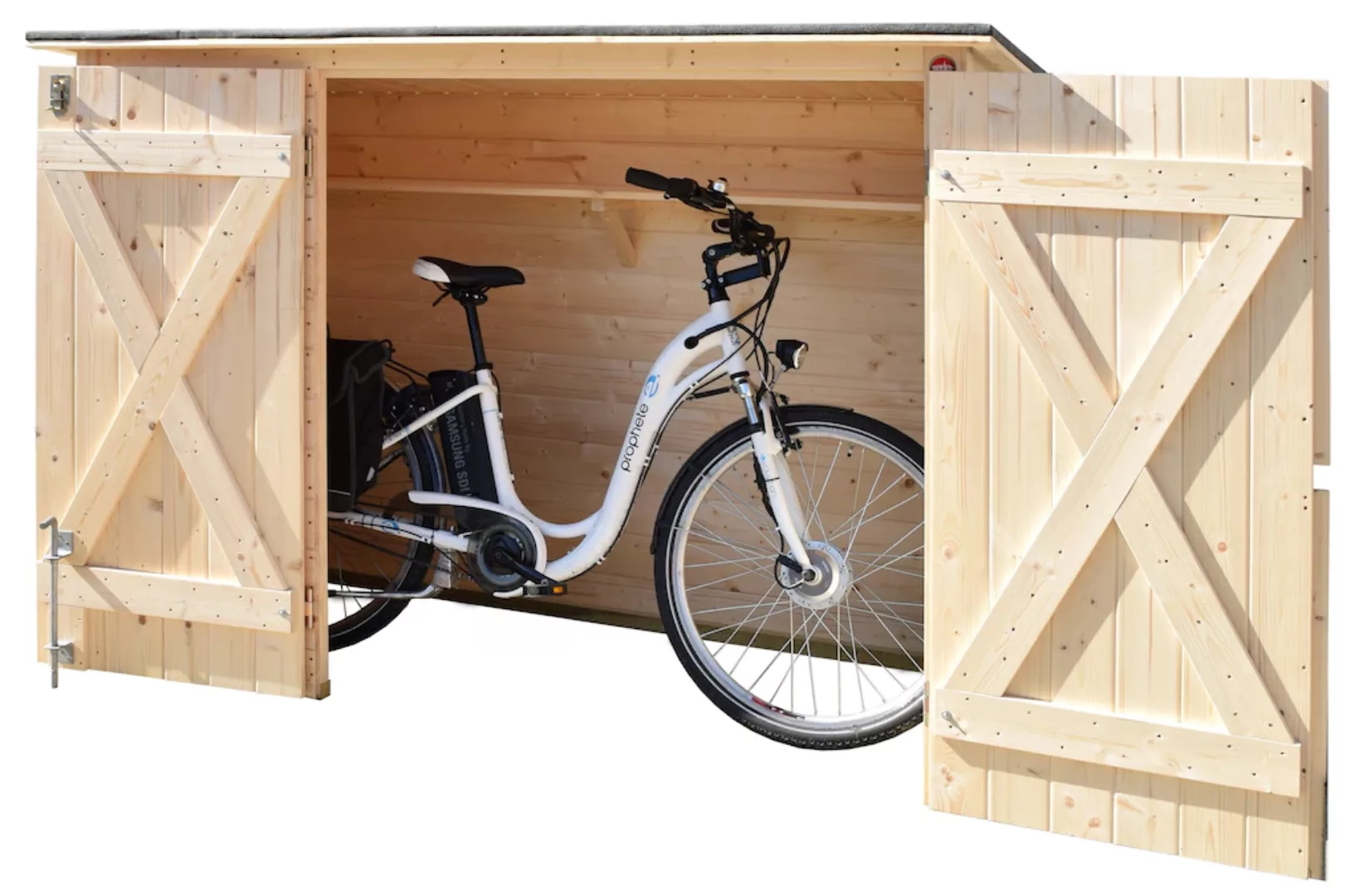 weka Fahrradbox, Mülltonnenbox, BxTxH: 205x84x151 cm günstig online kaufen