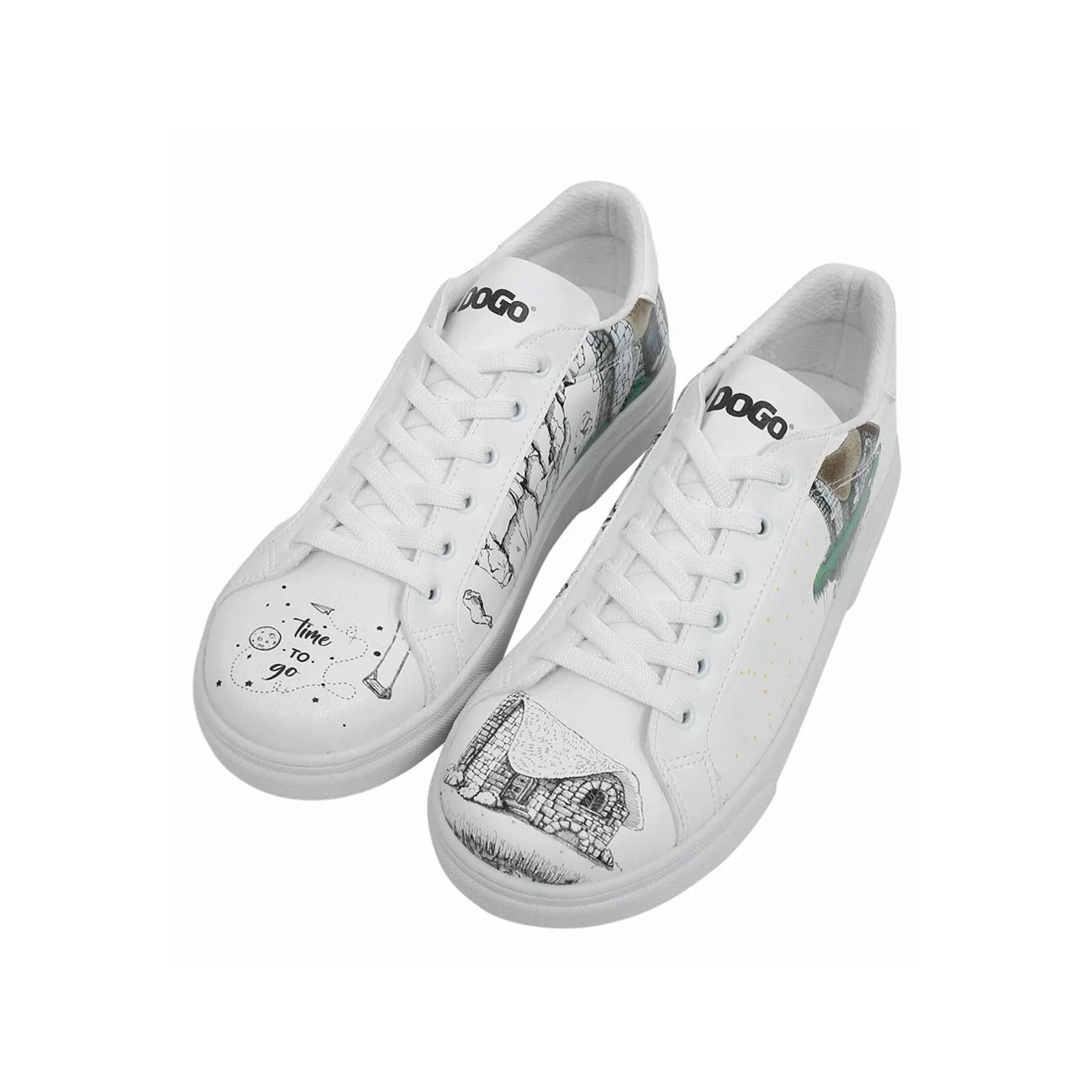 DOGO Sneaker "Damen Ace Sneakers Time to Go Vegan Damen Sneaker / female", günstig online kaufen