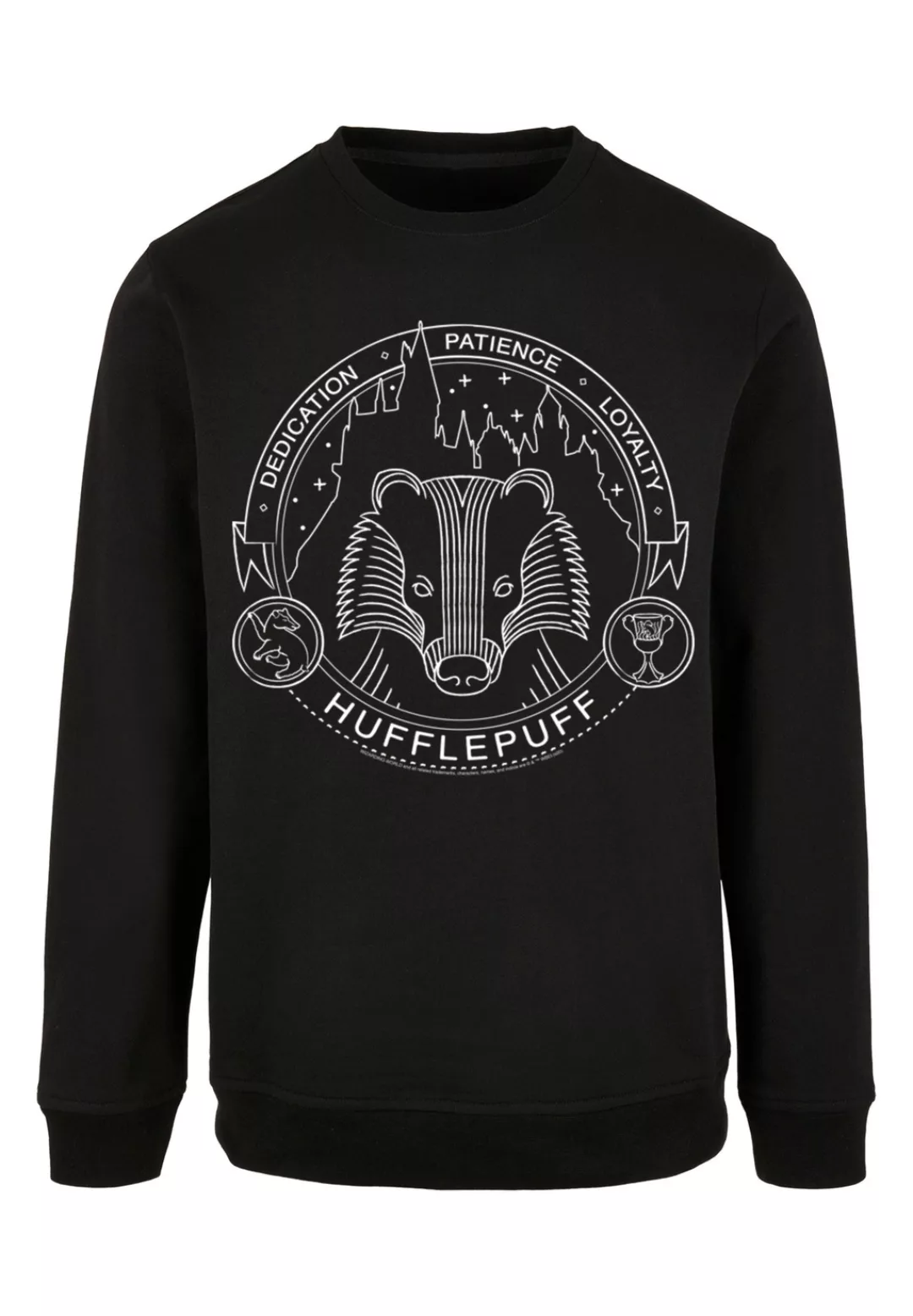 F4NT4STIC Sweatshirt "Harry Potter Hufflepuff Seal", Print günstig online kaufen