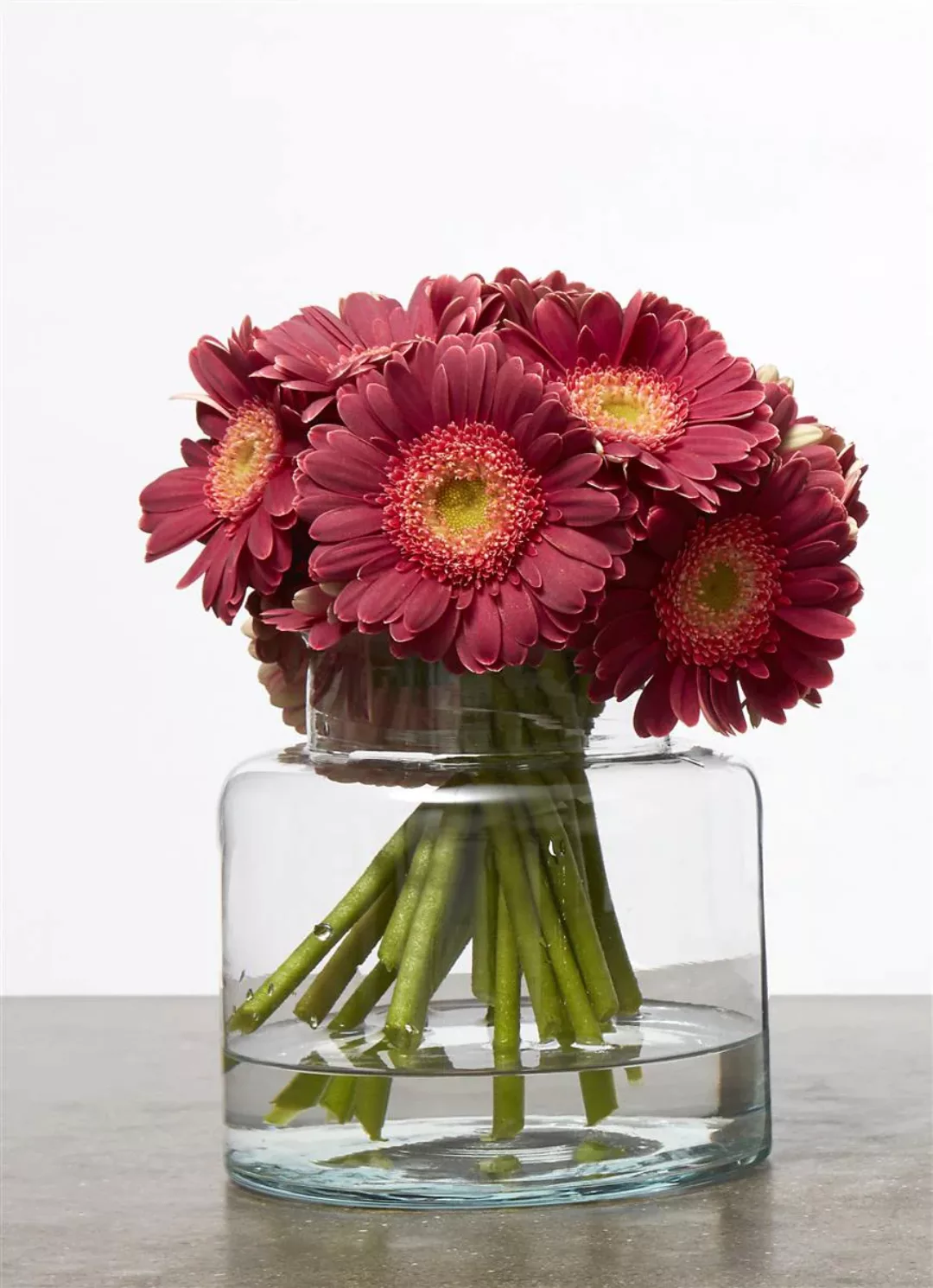 Blumenvase Glas Tischdekoration H 14 cm Modell 2 günstig online kaufen