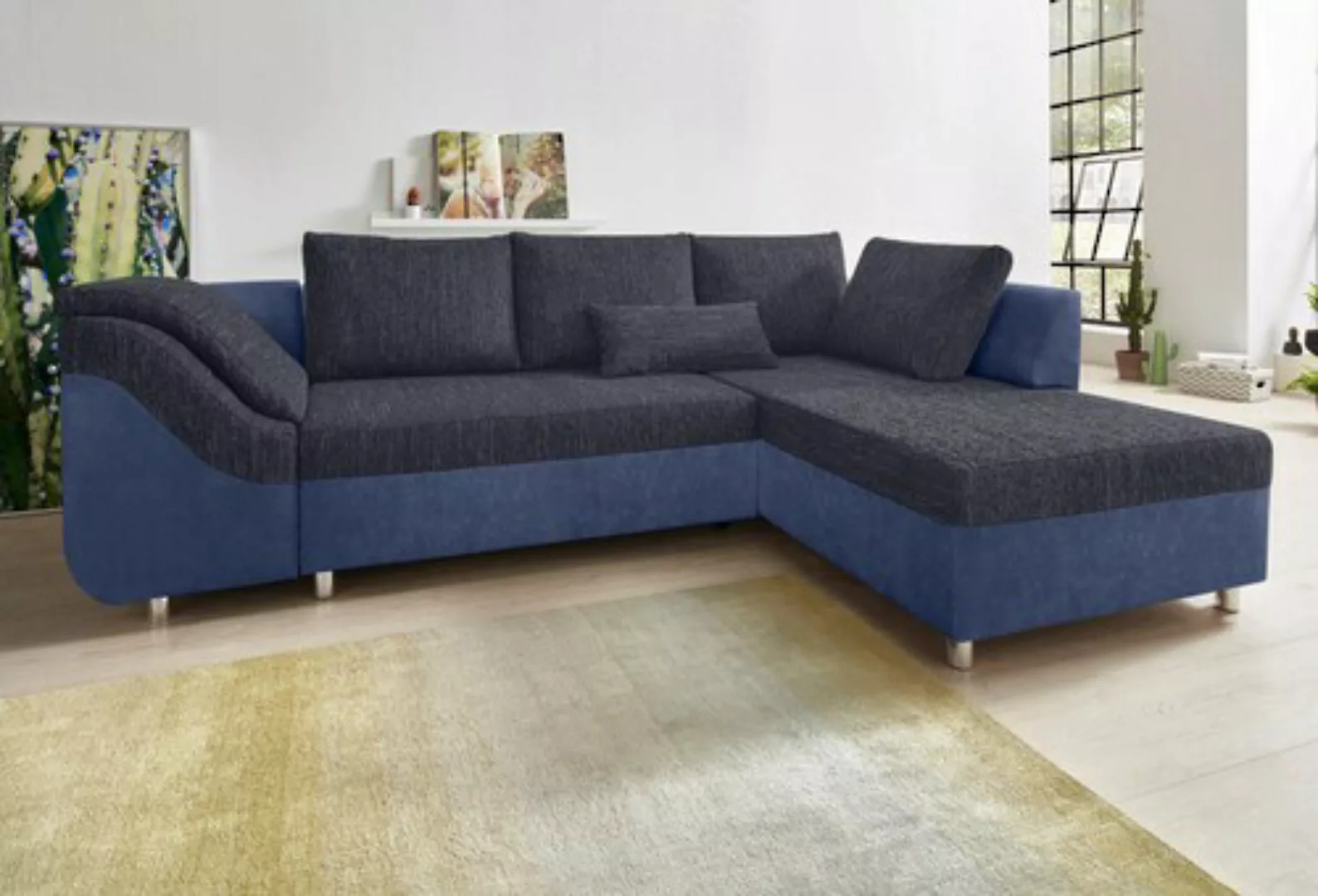 COLLECTION AB Ecksofa »Sally L-Form«, mit und ohne Bettfunktion, inklusive günstig online kaufen